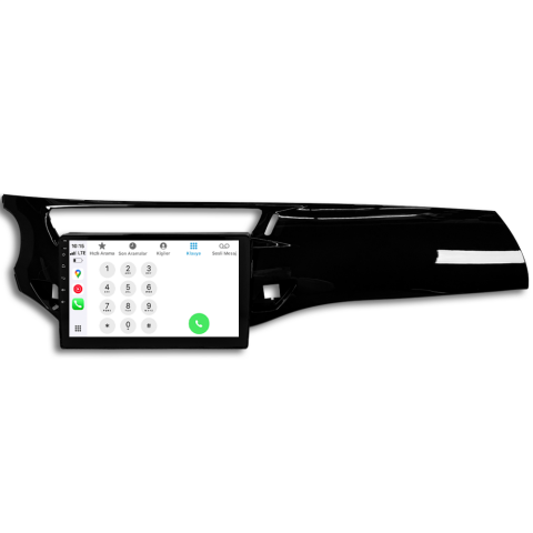 Citroen C3 Android Multimedya Sistemi (2010-2015) CRV-4968XR Piano Black Çerçeve
