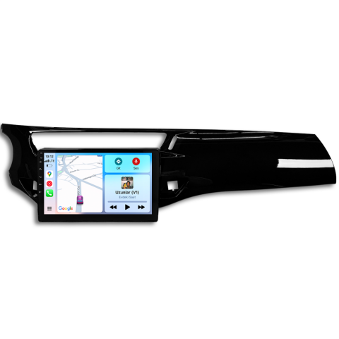 Citroen C3 Android Multimedya Sistemi (2010-2015) CRV-4968XR Piano Black Çerçeve