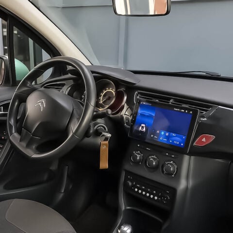 Citroen C3 Android Multimedya Sistemi (2010-2015) CRV-4968XA Piano Black Çerçeve