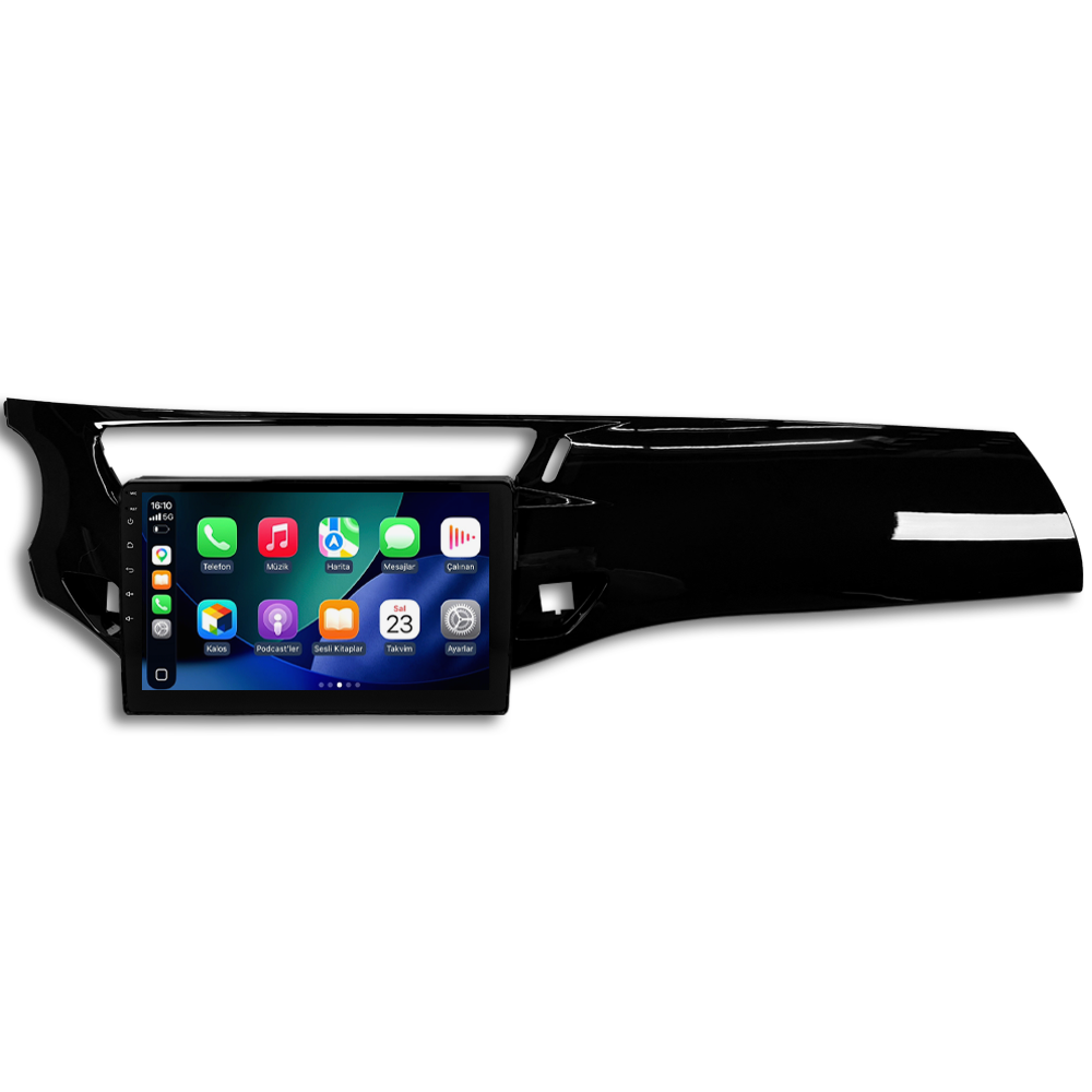 Citroen C3 Android Multimedya Sistemi (2010-2015) CRV-4968XA Piano Black Çerçeve