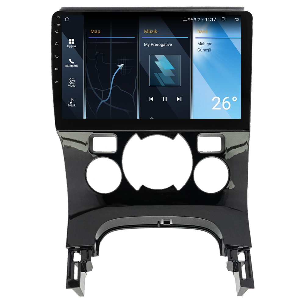Peugeot 3008 Android Multimedya Sistemi (2009-2016) CRV-4070XA Dijital Klima