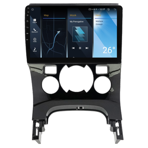 Peugeot 3008 Android Multimedya Sistemi (2009-2016) CRV-4070XA Dijital Klima