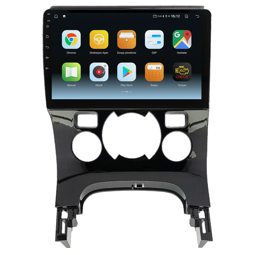 Peugeot 3008 Android Multimedya Sistemi (2009-2016) CRV-4070XA Dijital Klima