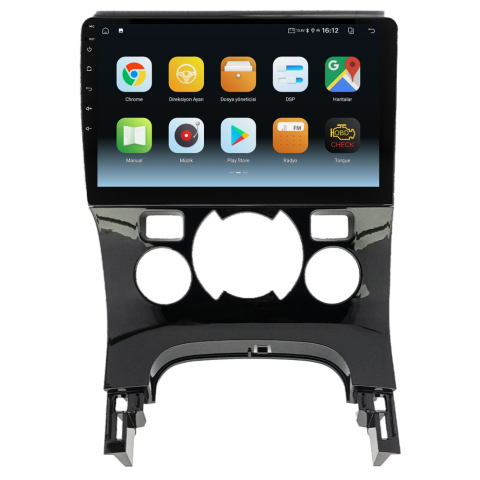 Peugeot 3008 Android Multimedya Sistemi (2009-2016) CRV-4070XA Dijital Klima