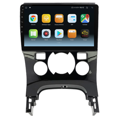 Peugeot 3008 Android Multimedya Sistemi (2009-2016) CRV-4070XA Dijital Klima