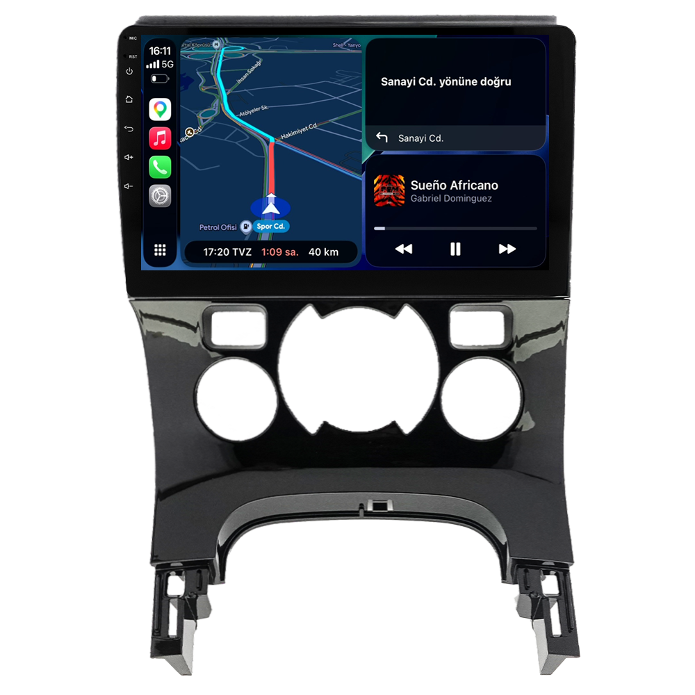 Peugeot 3008 Android Multimedya Sistemi (2009-2016) CRV-4070XA Dijital Klima
