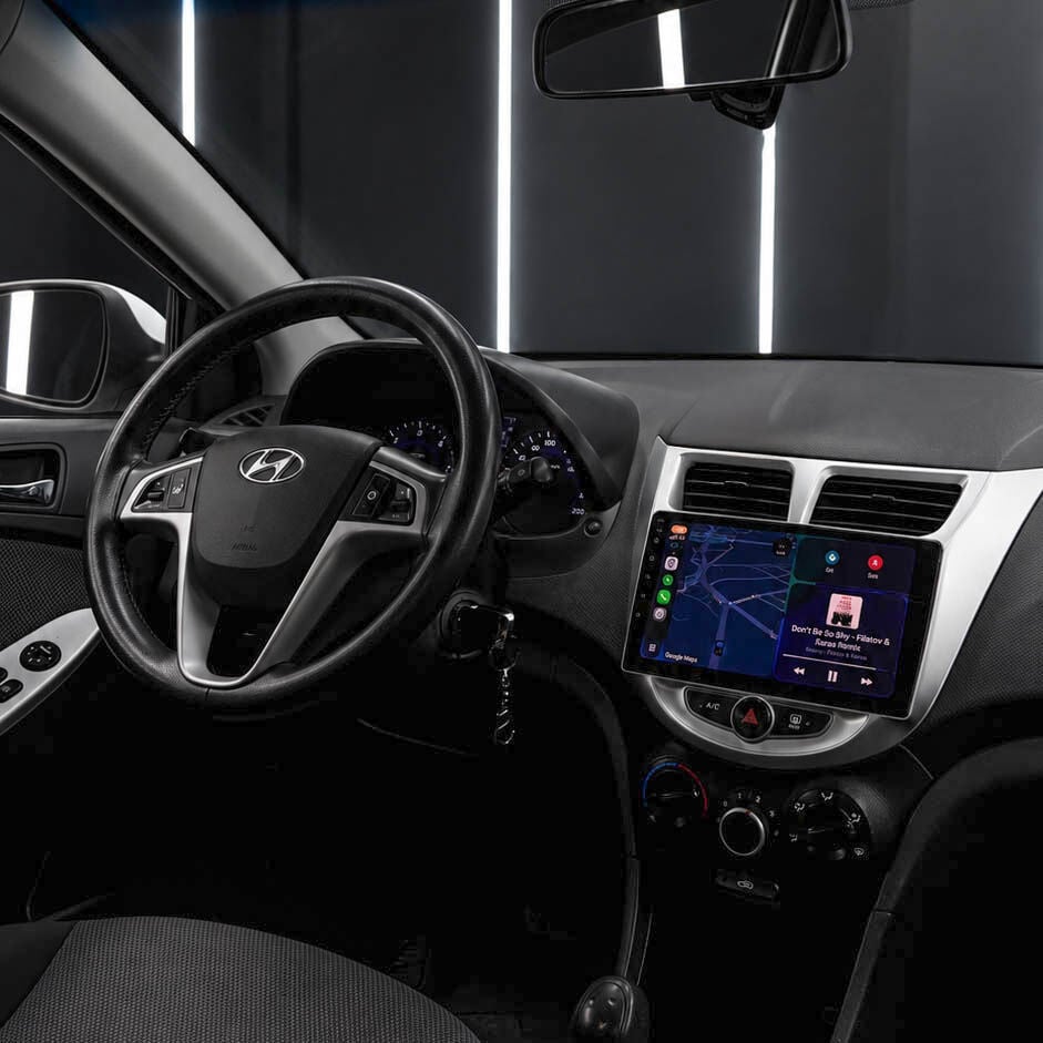 Hyundai Accent Blue Android Multimedya Sistemi (2011-2017) CRV-4260XA Gri Çerçeve
