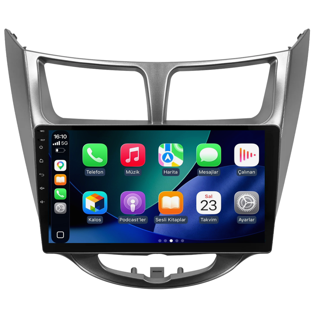 Hyundai Accent Blue Android Multimedya Sistemi (2011-2017) CRV-4260XA Gri Çerçeve