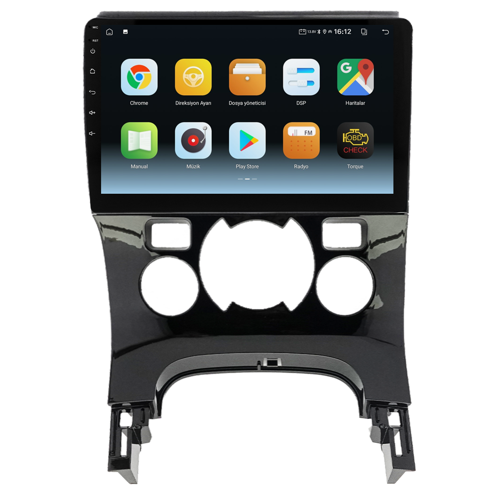 Peugeot 5008 Android Multimedya Sistemi (2009-2016) CRV-4070XA Dijital Klima