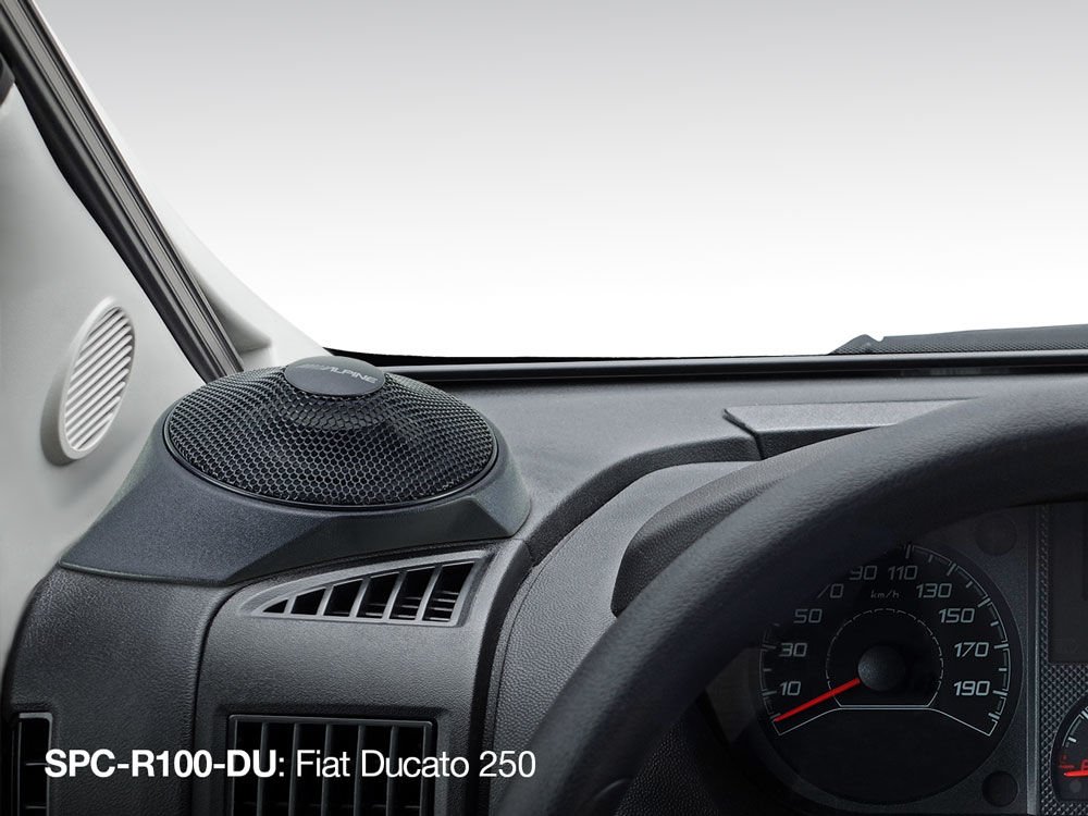 Alpine Fiat Ducato için Ön Panel 12 cm Radyal Hoparlörler