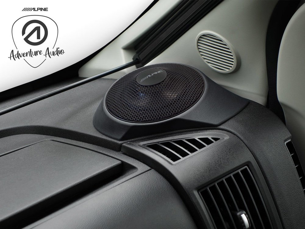 Alpine Fiat Ducato için Ön Panel 12 cm Radyal Hoparlörler