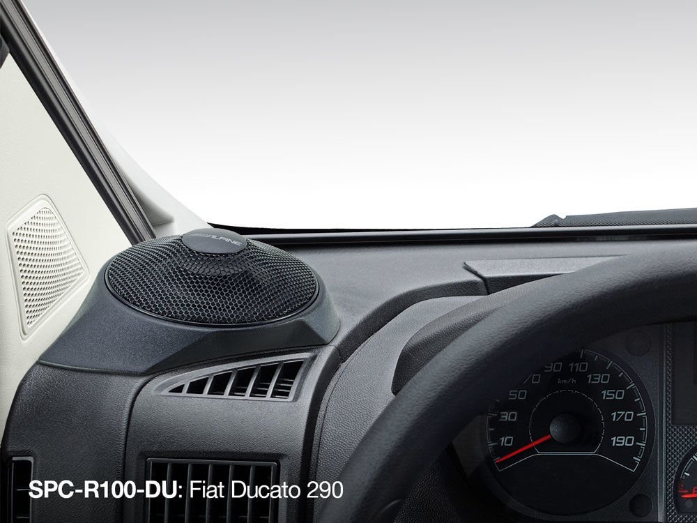 Alpine Fiat Ducato için Ön Panel 12 cm Radyal Hoparlörler