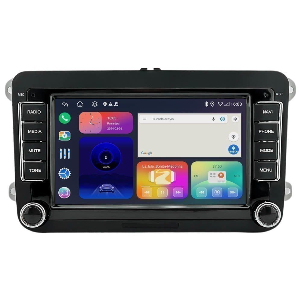 Skoda Fabia Android Multimedya Sistemi (2010-2014) CRV-4570XDA