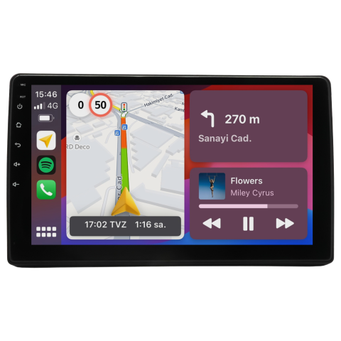 Renault Trafic Android Multimedya Sistemi (2021-2024) CRV4127XP
