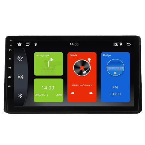 Toyota Rav4 Android Multimedya Sistemi (2014-2018) CRV-4134XDA