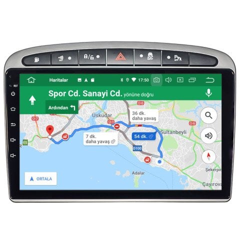 Peugeot 308 Android Multimedya Sistemi (2008-2013)