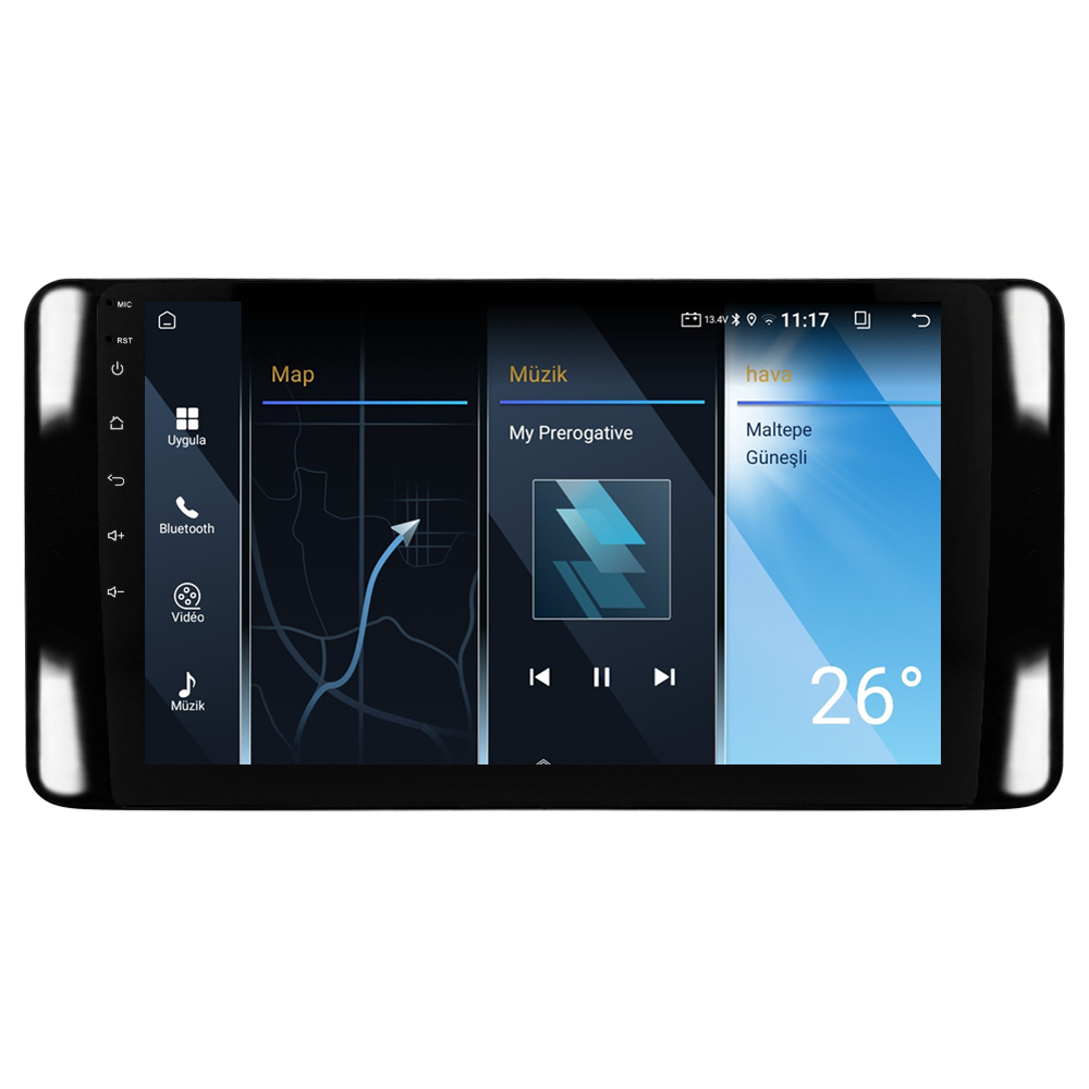 Skoda Kamiq Android Multimedya Sistemi (2021+) CRV-4947XA Piano Black Çerçeve