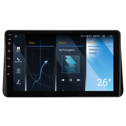 Ford Courier Android Multimedya Sistemi (2013-2024) CRV-4112XA