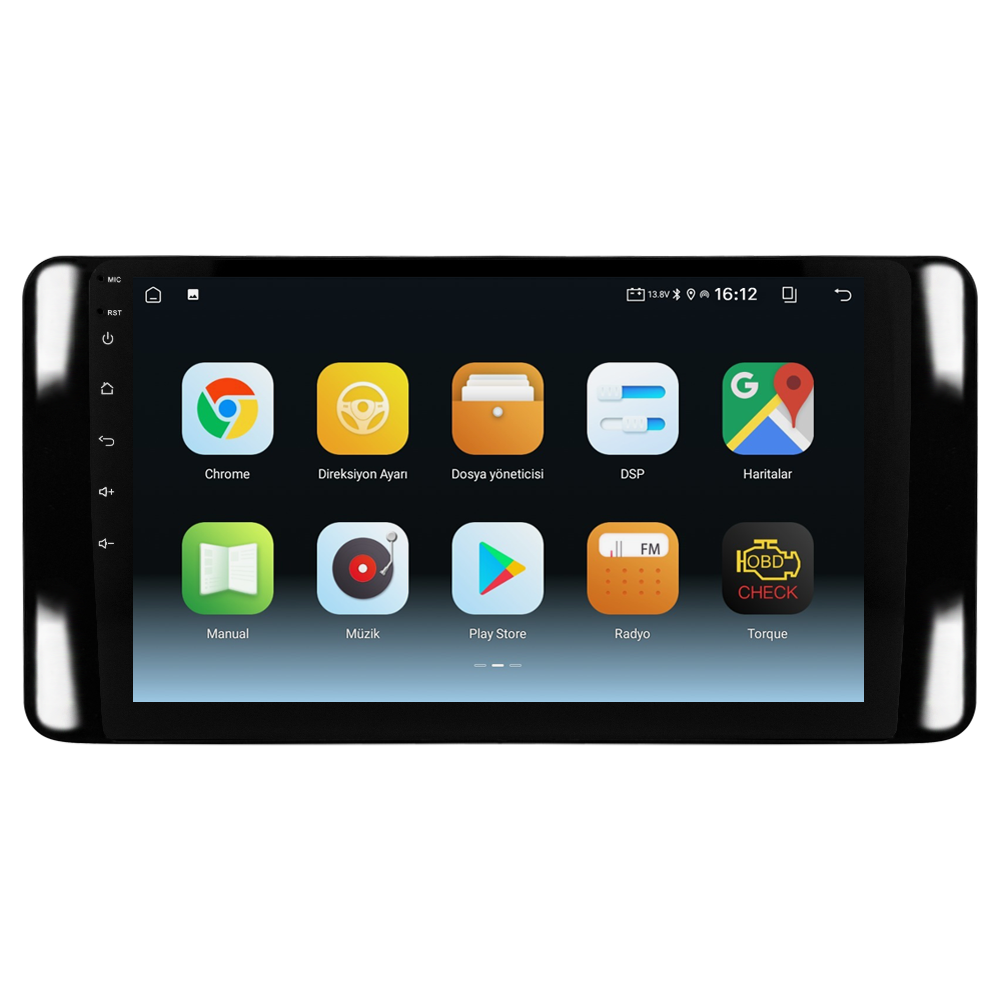 Skoda Kamiq Android Multimedya Sistemi (2021+) CRV-4947XA Piano Black Çerçeve