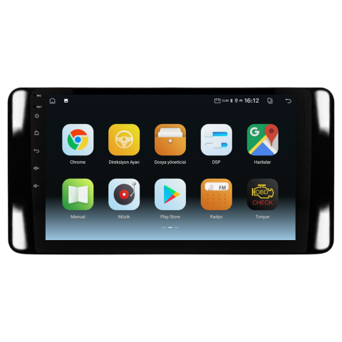 Skoda Kamiq Android Multimedya Sistemi (2021+) CRV-4947XA Piano Black Çerçeve