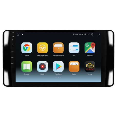 Skoda Kamiq Android Multimedya Sistemi (2021+) CRV-4947XA Piano Black Çerçeve