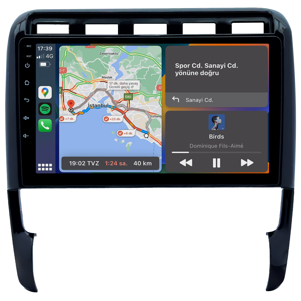 Porsche Cayenne Android Multimedya Sistemi (2006-2011) CRV-4348XD