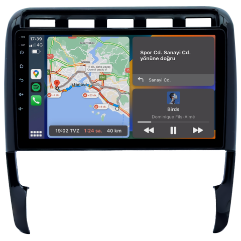 Porsche Cayenne Android Multimedya Sistemi (2006-2011) CRV-4348XDA