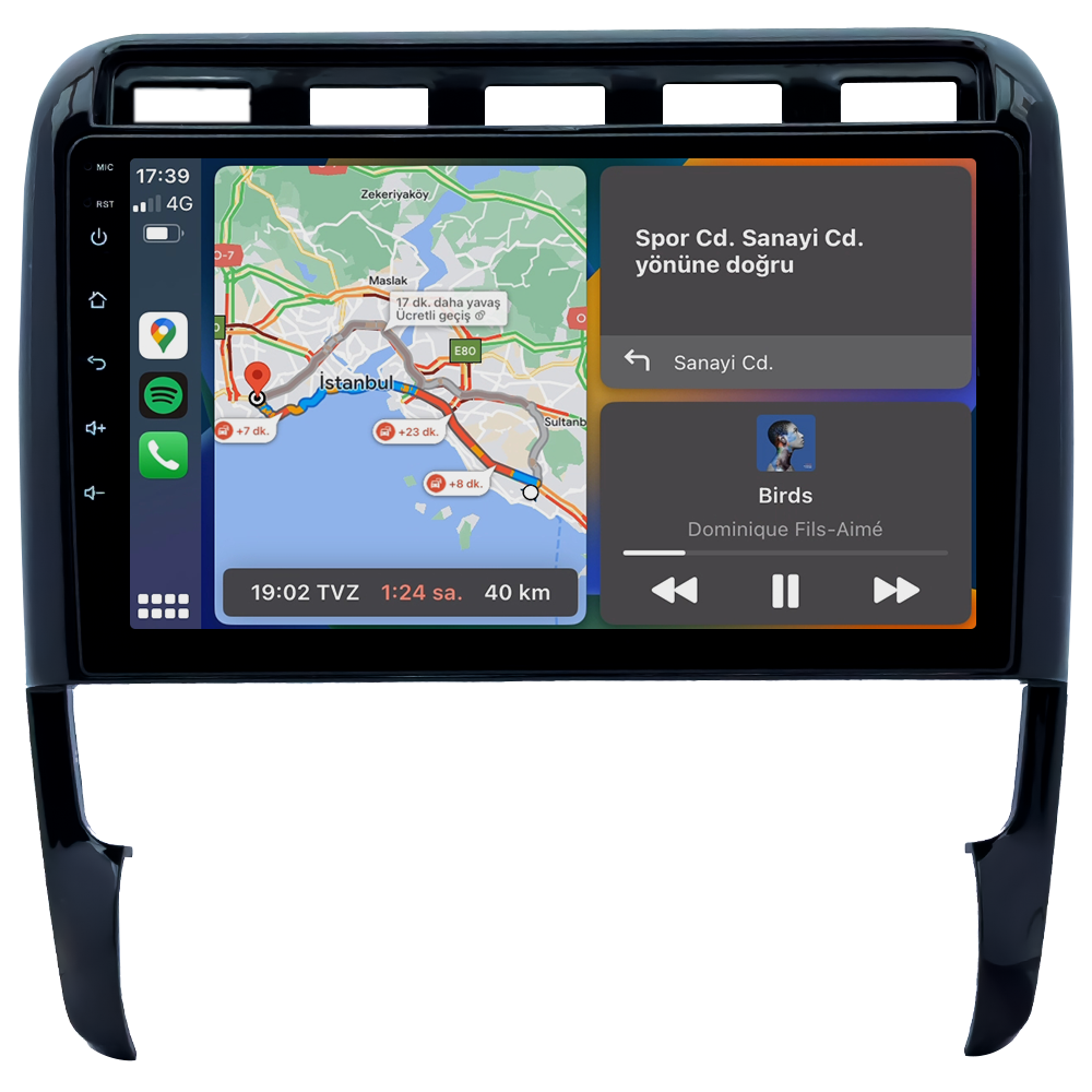 Porsche Cayenne Android Multimedya Sistemi (2006-2011) CRV-4348XAA