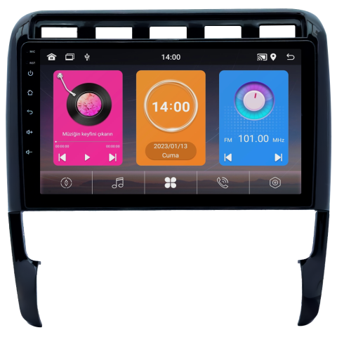 Porsche Cayenne Android Multimedya Sistemi (2006-2011) CRV-4348XAA