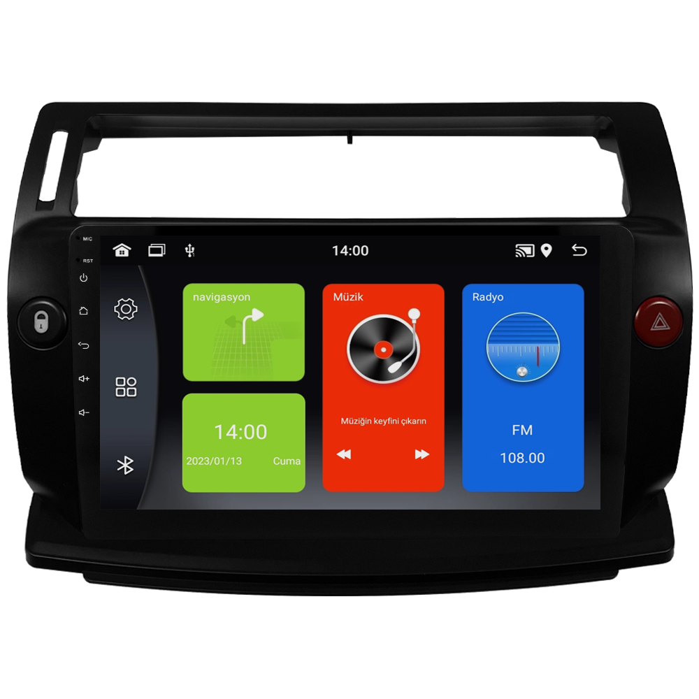 Citroen C4 Android Multimedya Sistemi (2005-2011) CRV-4072XDA