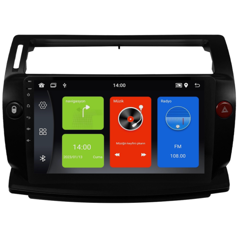 Citroen C4 Android Multimedya Sistemi (2005-2011) CRV-4072XDA