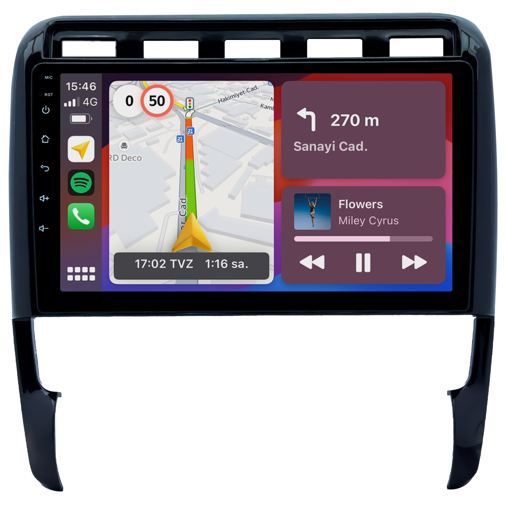 Porsche Cayenne Android Multimedya Sistemi (2006-2011) CRV-4348XP