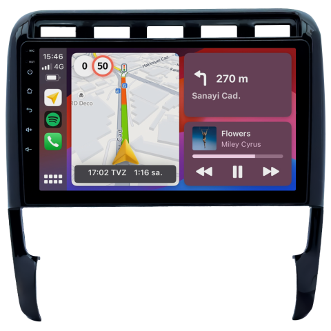Porsche Cayenne Android Multimedya Sistemi (2006-2011) CRV-4348XP