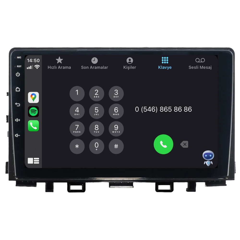 Kia Rio Android Multimedya Sistemi (2017-2022)