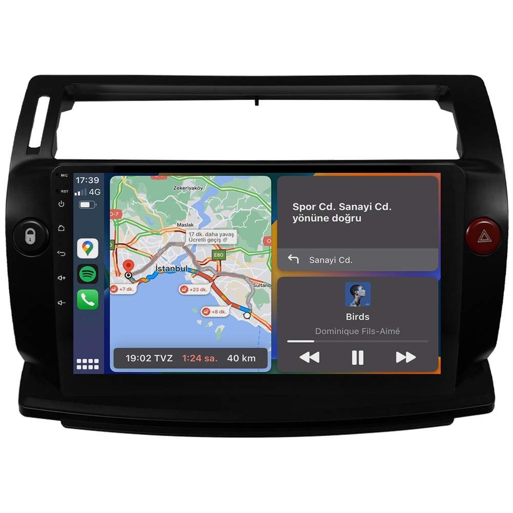 Citroen C4 Android Multimedya Sistemi (2005-2011) CRV-4072XAA