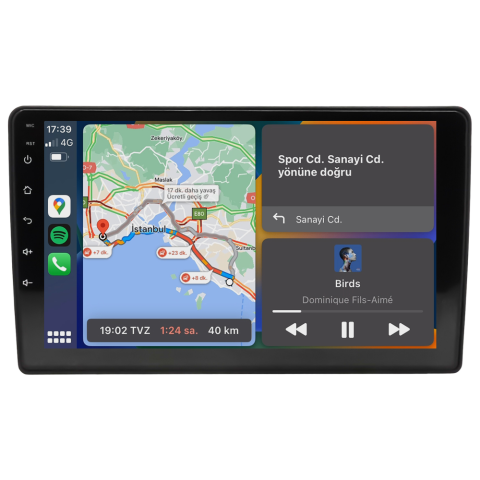 Mitsubishi L200 Android Multimedya Sistemi (2020-2023) CRV-4136XD