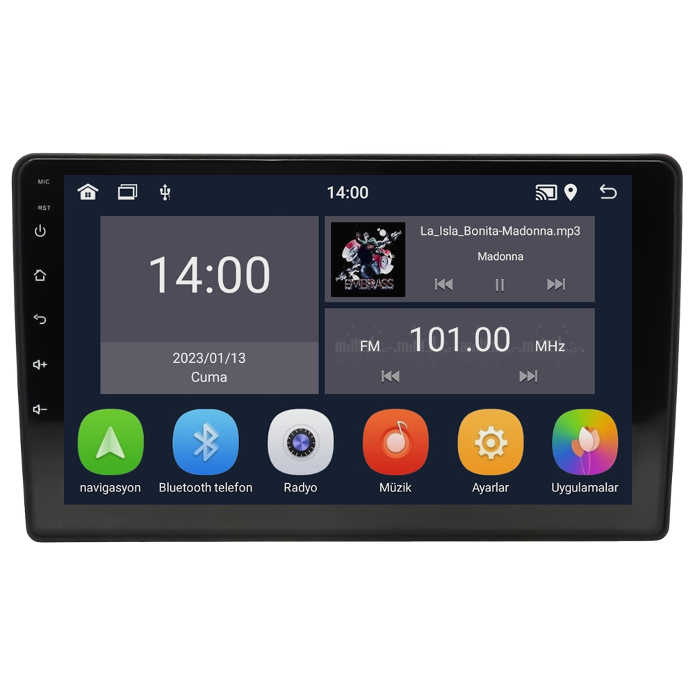Mitsubishi L200 Android Multimedya Sistemi (2020-2023) CRV-4136XD