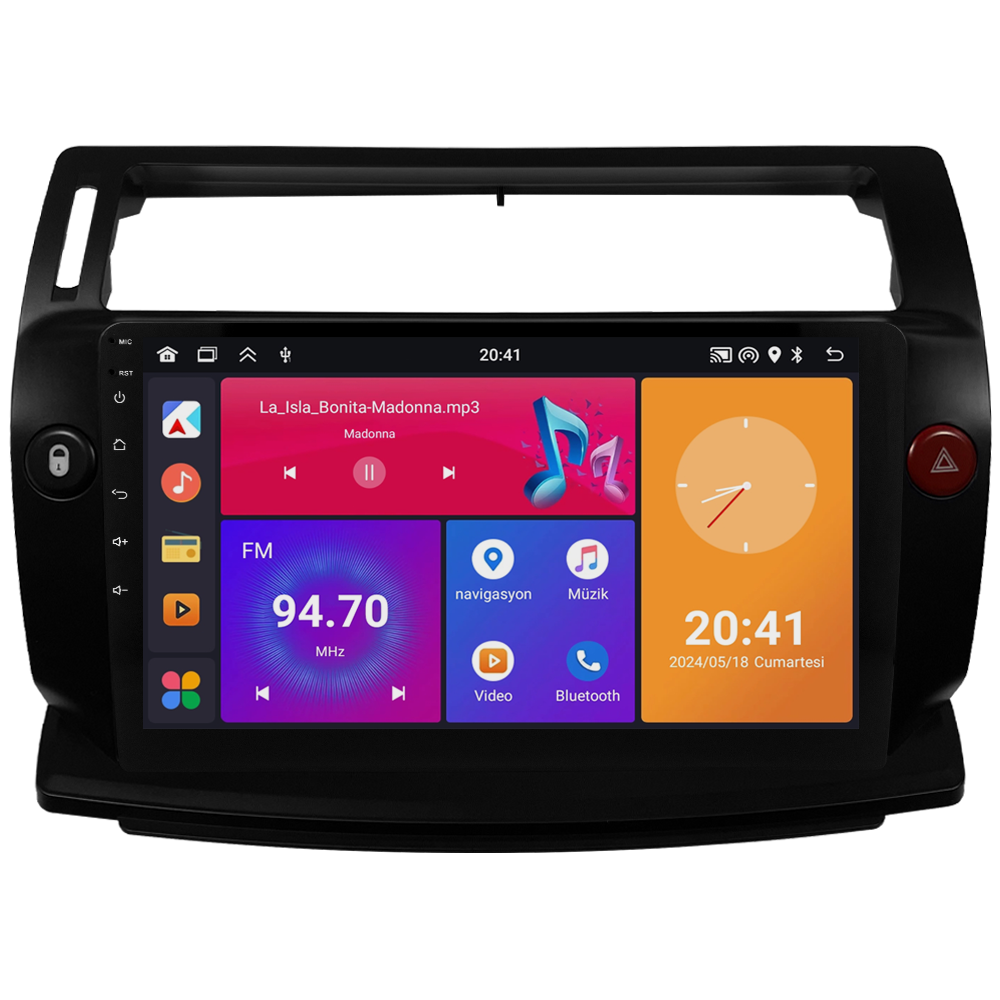 Citroen C4 Android Multimedya Sistemi (2005-2011) CRV4072XP