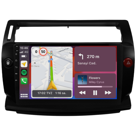 Citroen C4 Android Multimedya Sistemi (2005-2011) CRV4072XP