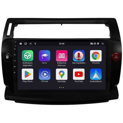 Citroen C4 Android Multimedya Sistemi (2005-2011) CRV4072XP