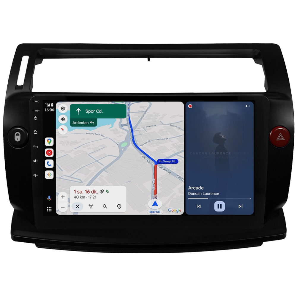 Citroen C4 Android Multimedya Sistemi (2005-2011) CRV4072XP