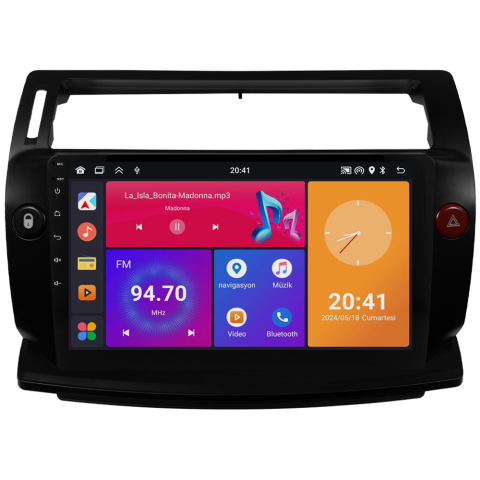 Citroen C4 Android Multimedya Sistemi (2005-2011) CRV4072XP