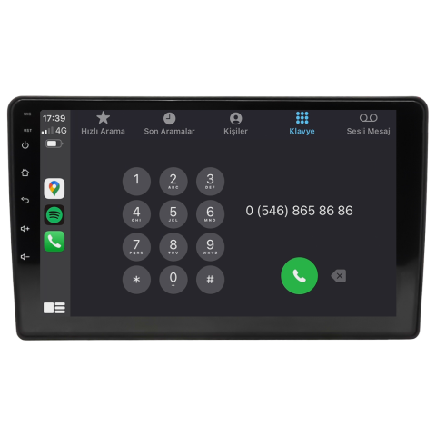 Mitsubishi L200 Android Multimedya Sistemi (2020-2023) CRV-4136XDA