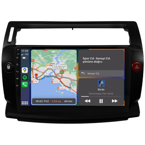 Citroen C4 Android Multimedya Sistemi (2005-2011) CRV-4072XR