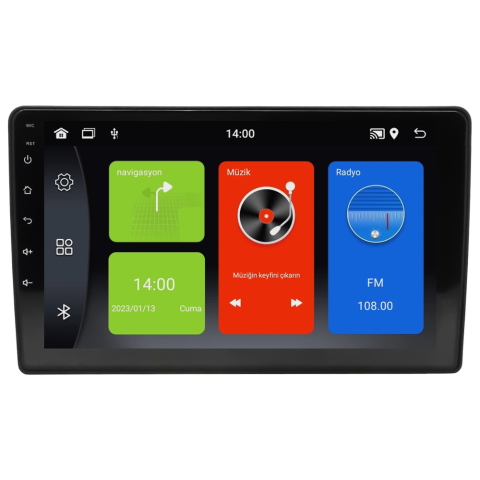 Mitsubishi L200 Android Multimedya Sistemi (2020-2023) CRV-4136XDA