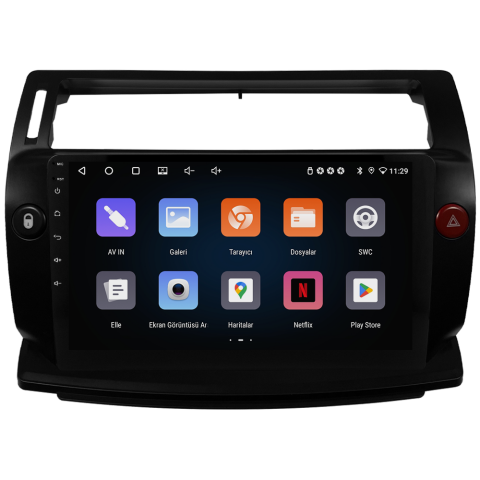Citroen C4 Android Multimedya Sistemi (2005-2011) CRV-4072XR