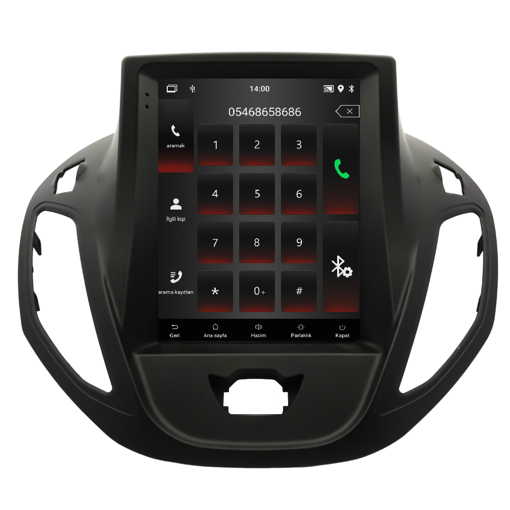 Ford Courier Android Multimedya Sistemi (2013-2024)