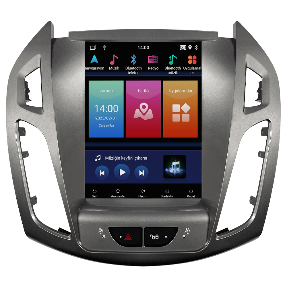 Ford Connect Android Multimedya Sistemi (2013-2018) CRV-4852XDT