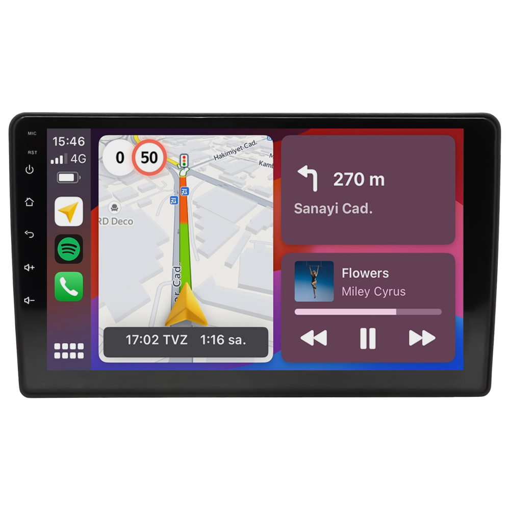 Mitsubishi L200 Android Multimedya Sistemi (2020-2023) CRV4136XP