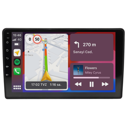 Mitsubishi L200 Android Multimedya Sistemi (2020-2023) CRV4136XP